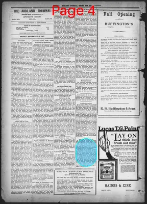 Page thumbnail for The Midland Journal