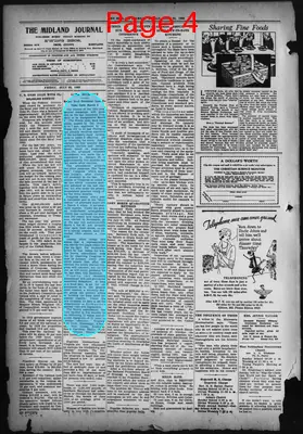 Page thumbnail for The Midland Journal