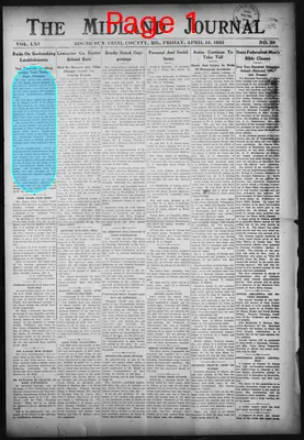 Page thumbnail for The Midland Journal