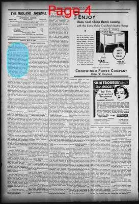 Page thumbnail for The Midland Journal