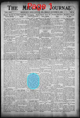 Page thumbnail for The Midland Journal