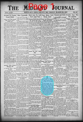 Page thumbnail for The Midland Journal