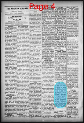 Page thumbnail for The Midland Journal