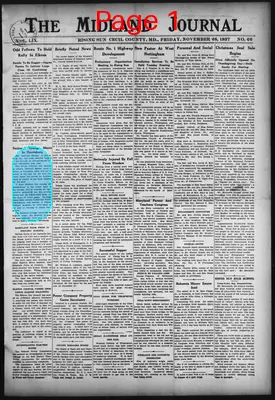 Page thumbnail for The Midland Journal