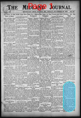 Page thumbnail for The Midland Journal