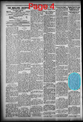 Page thumbnail for The Midland Journal