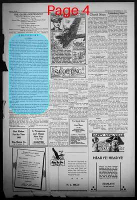 Page thumbnail for The Globe Independent