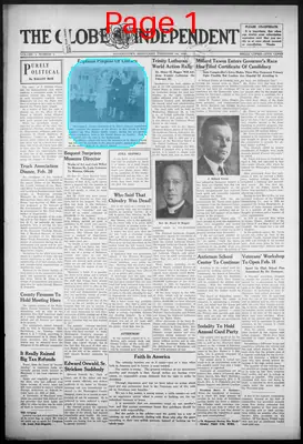 Page thumbnail for The Globe Independent