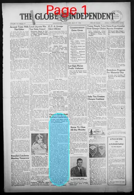 Page thumbnail for The Globe Independent