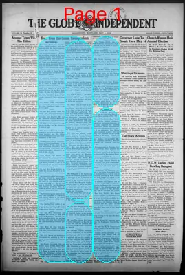 Page thumbnail for The Globe Independent