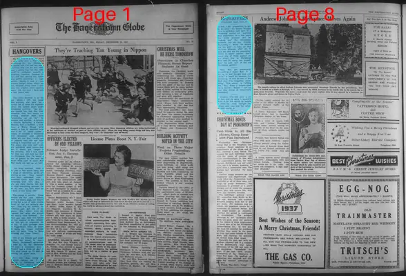 Page thumbnail for The Hagerstown Globe