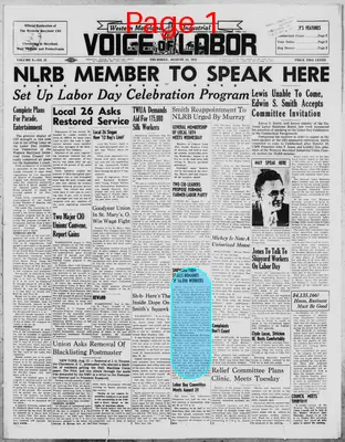 Page thumbnail for The Voice Of Labor