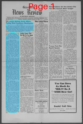 Page thumbnail for Greenbelt News Review