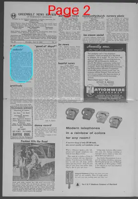 Page thumbnail for Greenbelt News Review