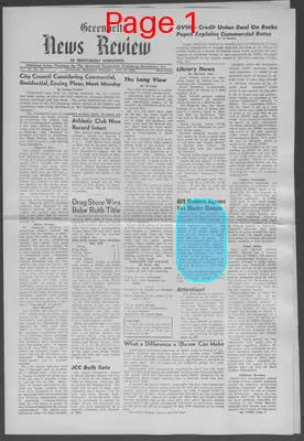 Page thumbnail for Greenbelt News Review