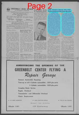 Page thumbnail for Greenbelt News Review
