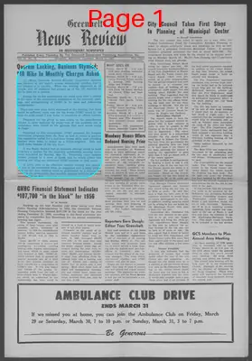 Page thumbnail for Greenbelt News Review
