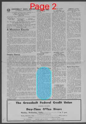 Page thumbnail for Greenbelt News Review