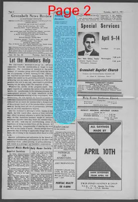 Page thumbnail for Greenbelt News Review