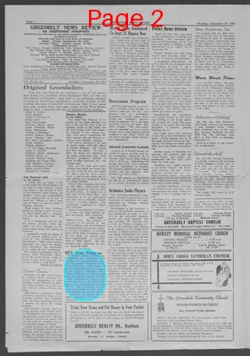 Page thumbnail for Greenbelt News Review