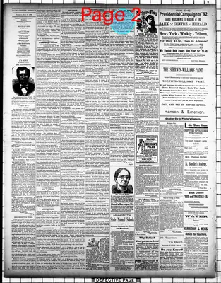 Page thumbnail for The Sauk Centre Herald