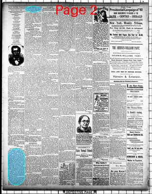 Page thumbnail for The Sauk Centre Herald