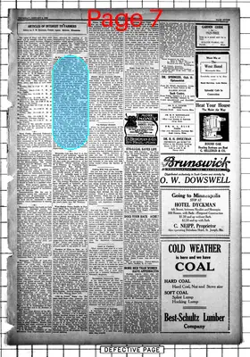 Page thumbnail for The Sauk Centre Herald