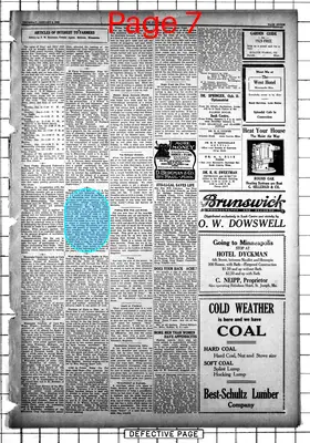 Page thumbnail for The Sauk Centre Herald