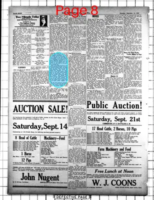 Page thumbnail for The Sauk Centre Herald
