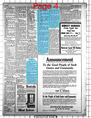 Page thumbnail for The Sauk Centre Herald