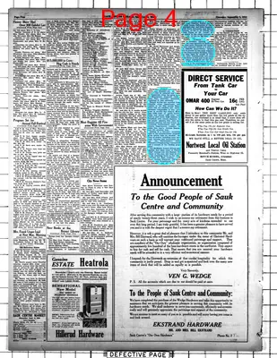 Page thumbnail for The Sauk Centre Herald