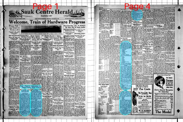 Page thumbnail for The Sauk Centre Herald
