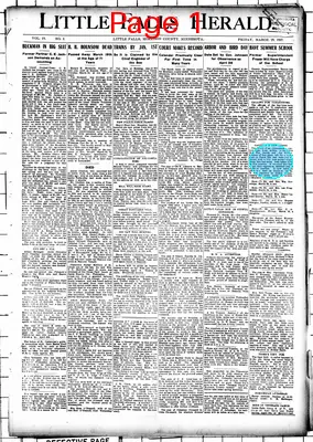 Page thumbnail for Little Falls Herald