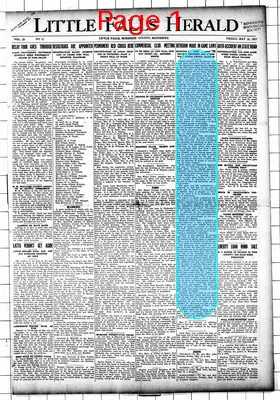 Page thumbnail for Little Falls Herald