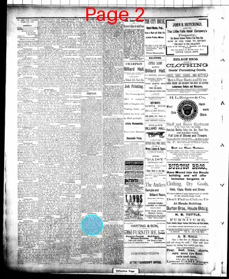 Page thumbnail for Little Falls Transcript