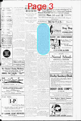 Page thumbnail for University Missourian