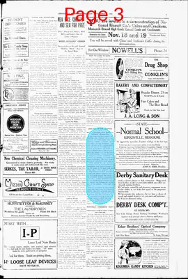 Page thumbnail for University Missourian