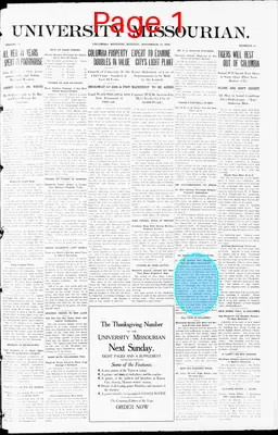 Page thumbnail for University Missourian