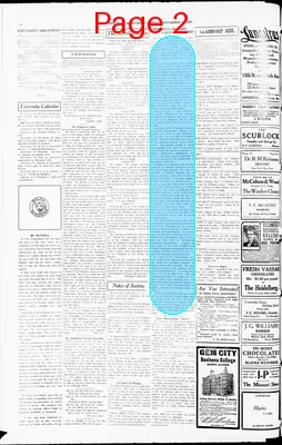 Page thumbnail for University Missourian