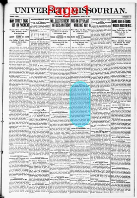 Page thumbnail for University Missourian
