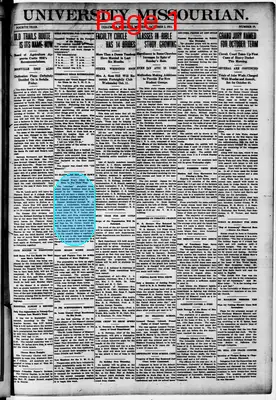 Page thumbnail for University Missourian