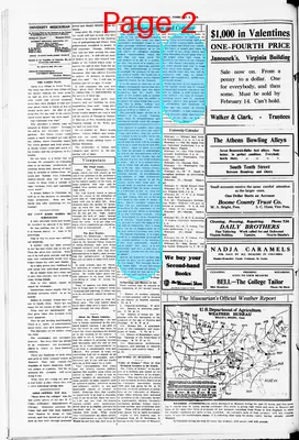 Page thumbnail for University Missourian