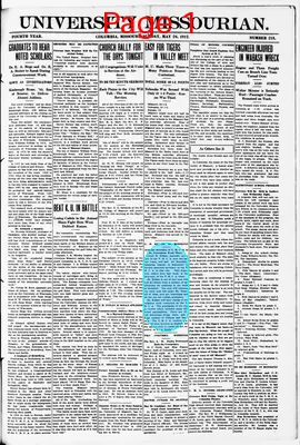 Page thumbnail for University Missourian