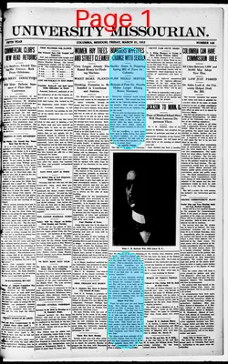 Page thumbnail for University Missourian