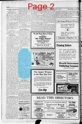 Page thumbnail for University Missourian