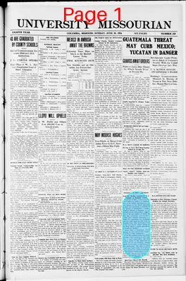 Page thumbnail for University Missourian