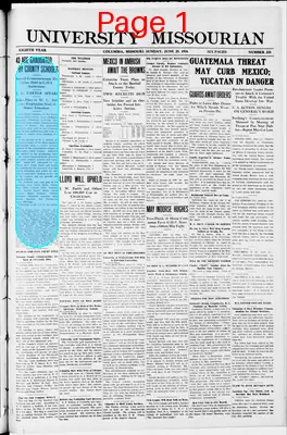 Page thumbnail for University Missourian