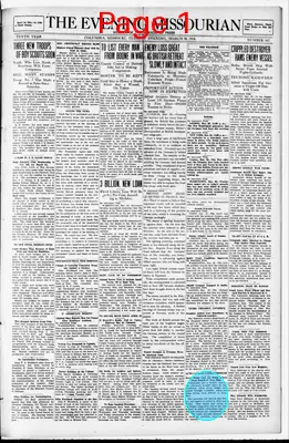 Page thumbnail for The Evening Missourian