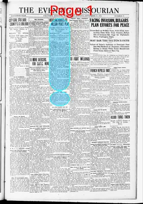 Page thumbnail for The Evening Missourian