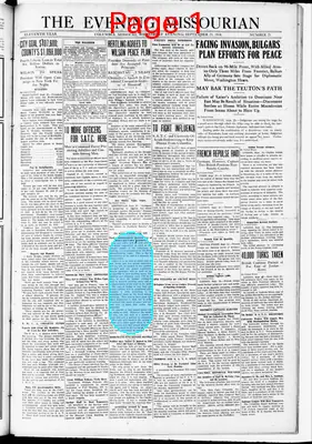 Page thumbnail for The Evening Missourian
